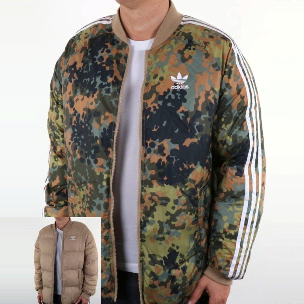 Adidas Originals Pharrell Williams Hu Hiking SST Winter Jacket Camo